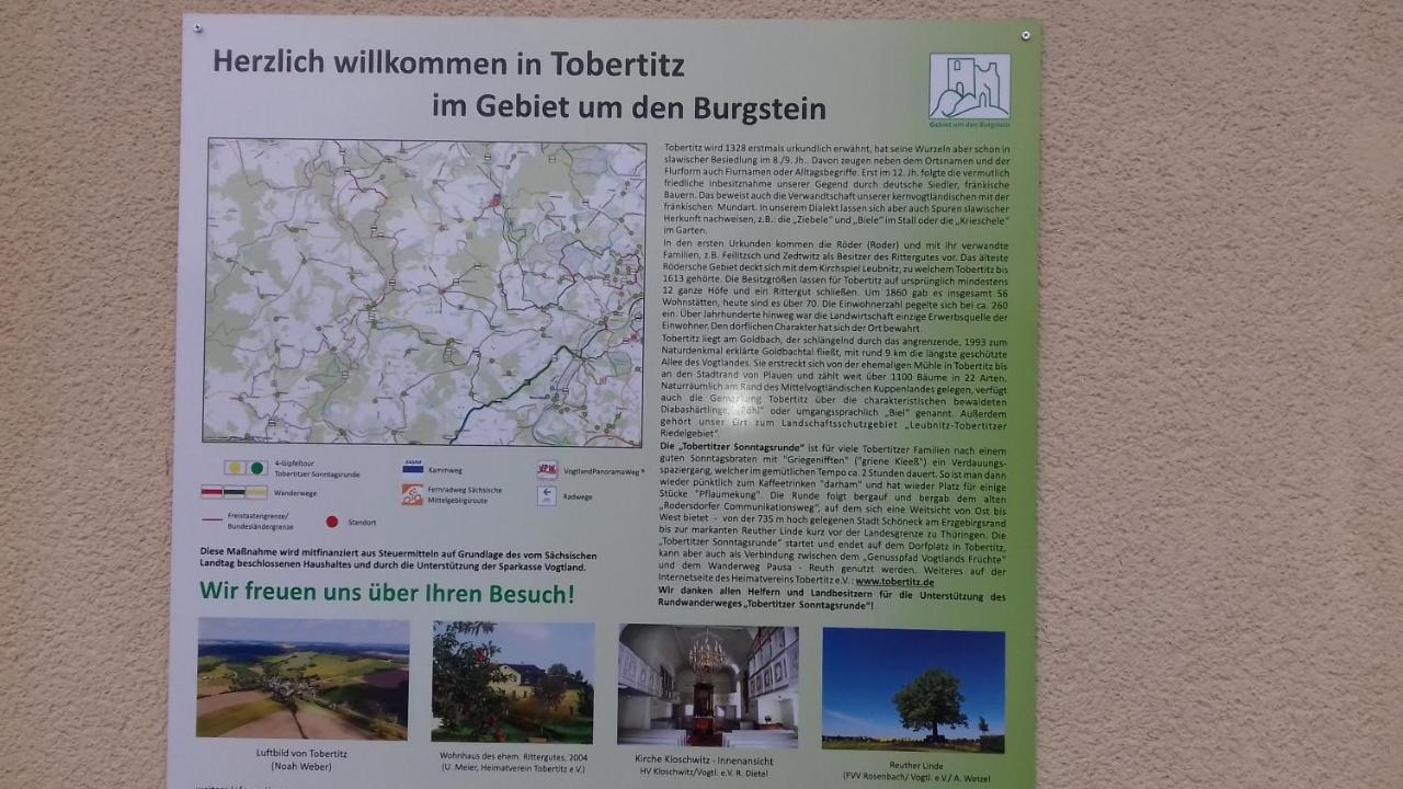 Ferienhaus Johanna & Ferienwohnung Thum Weischlitz Exteriér fotografie